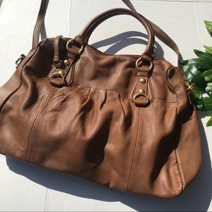 Worthington Leather Handbag & Shoulder Strap